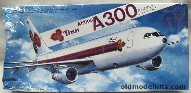 Hasegawa 1/200 Airbus A300 Thai Airl Lines, Lc11 plastic model kit